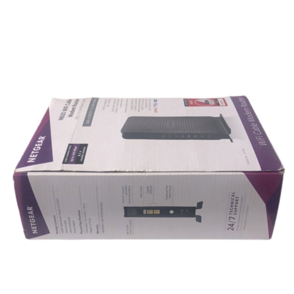 NETGEAR  N600 Wifi Cable Modem Router 802.11n Dual Band Gigabit